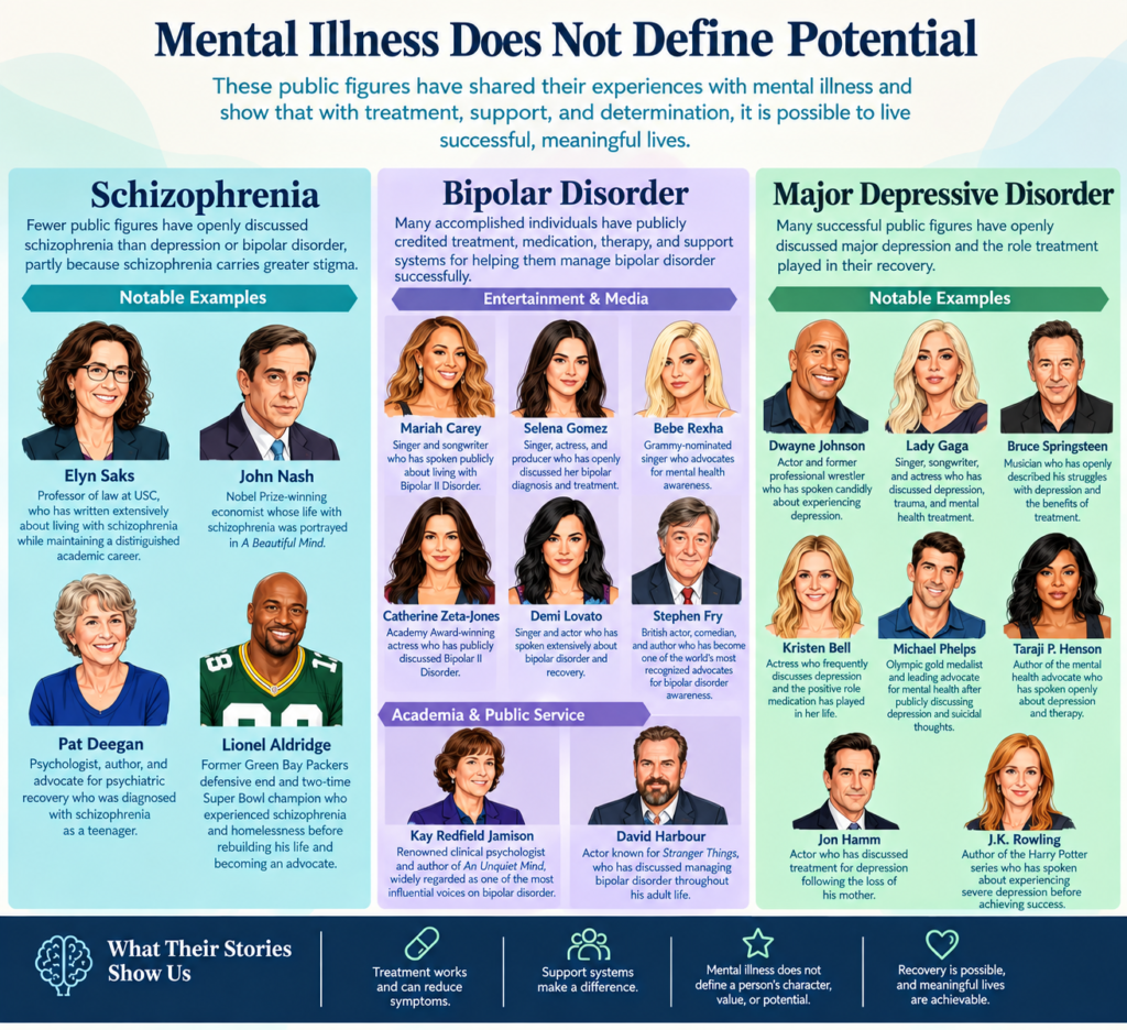 Mental Illness does not define success
