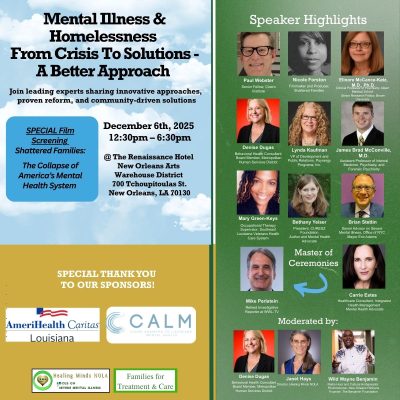 Sponsorship Opportunities Mental Illness & Homelessness event